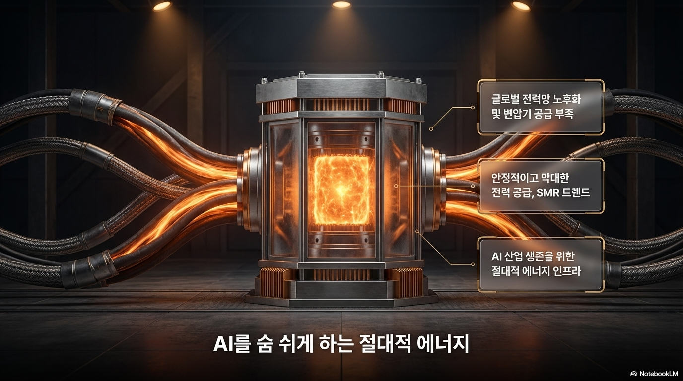 SMR(소형 모듈 원자로)의 필요성(AI 활용 이미지 생성)