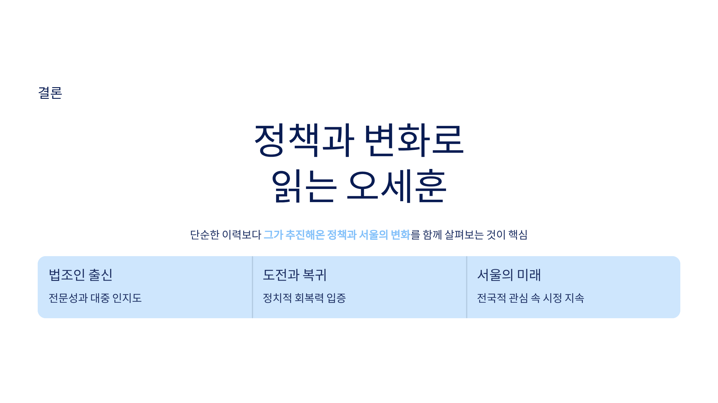 오세훈 프로필