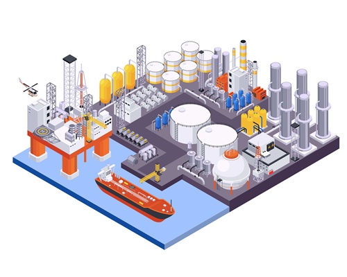 LNG 플랜트 관련 사진