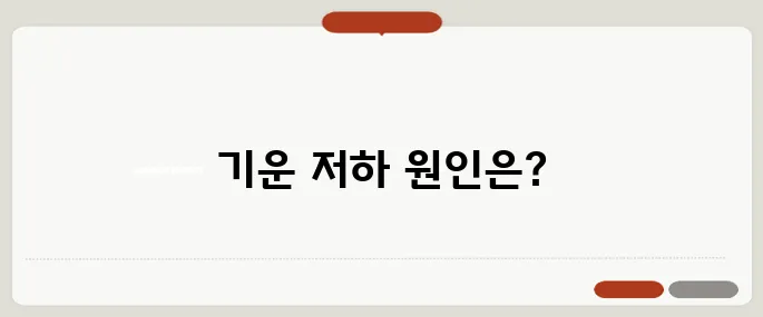 기운이 없는 증상 갑상선 저하·빈혈 모두 의심