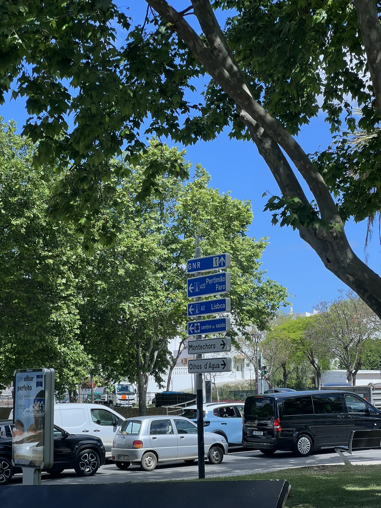 알부페이라 버스정류장에서 찍은 사진