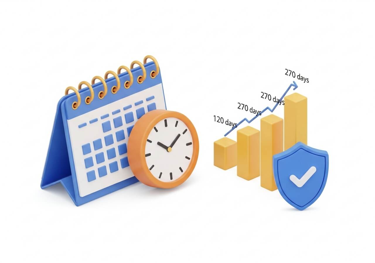 실업급여 최대 몇개월까지