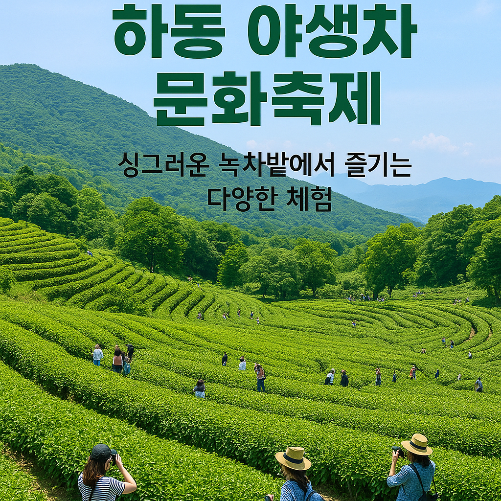 2025 하동 야생차 문화축제, 언제 어디서?