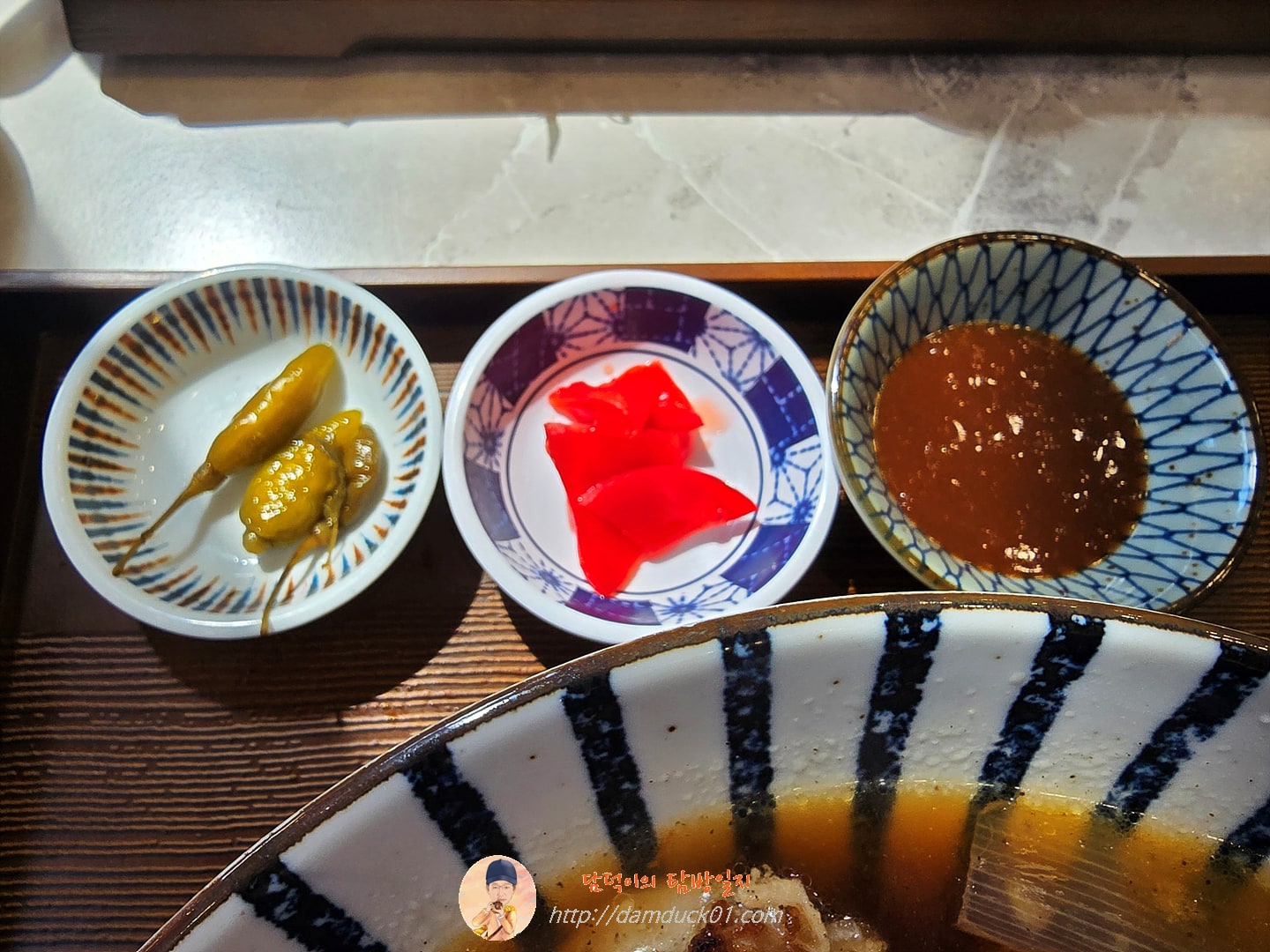 닭고기 온소바 정식