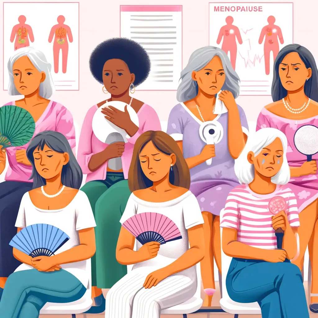 신체적, 정서적 변화를 느낀 중년여성들