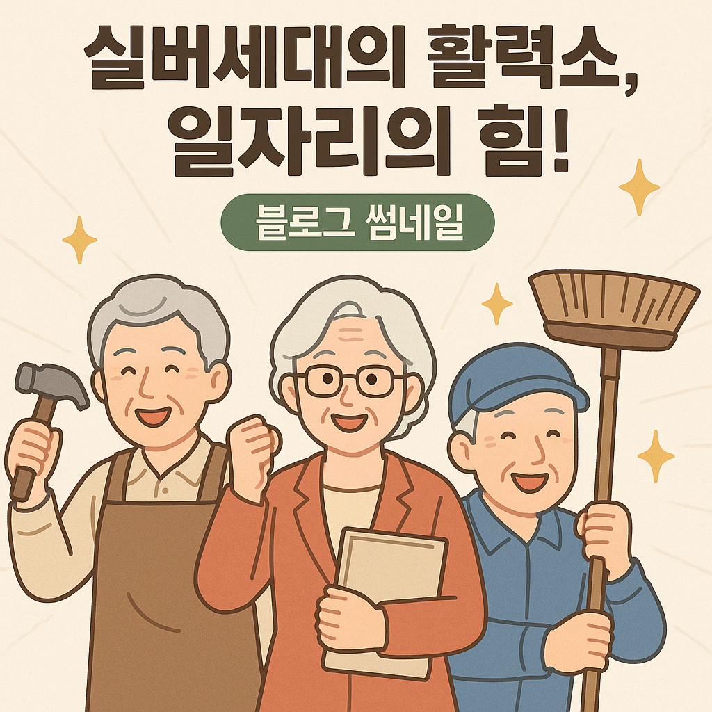 실버세대의 활력소, 일자리의 힘 관련 사진