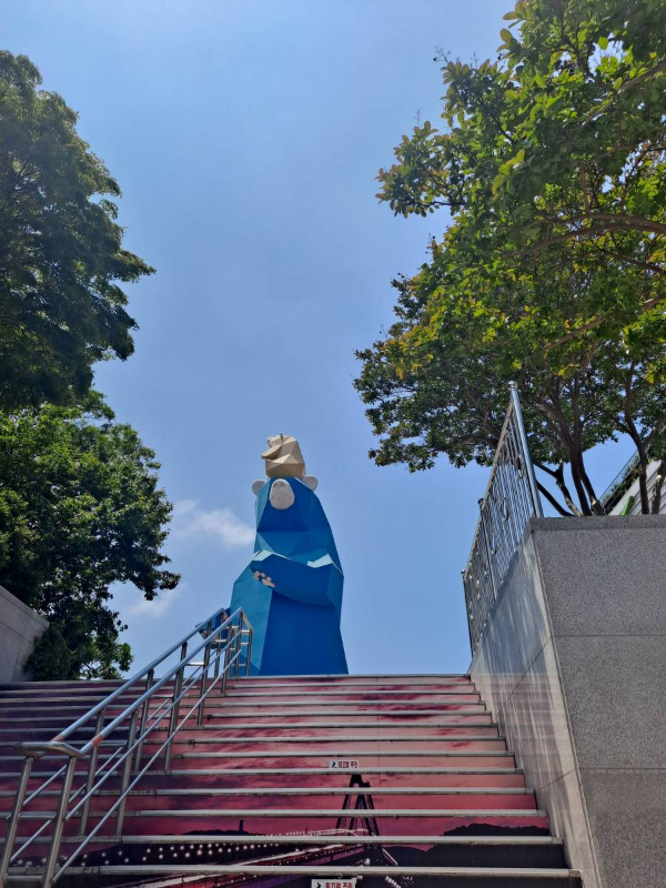 영종대교 휴게소 계단