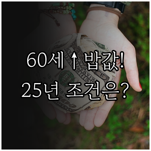 만 60세 이상 저소득 노인 2025..