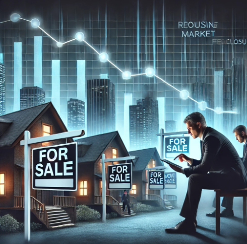 경기 침체 속 부동산 모습