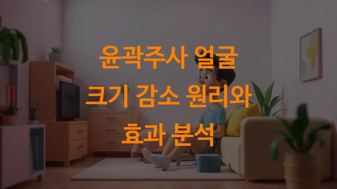 윤곽주사 얼굴 크기 감소 원리와 효과 분석