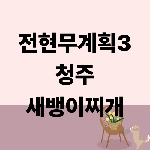 전현무계획3 청주 새뱅이찌개