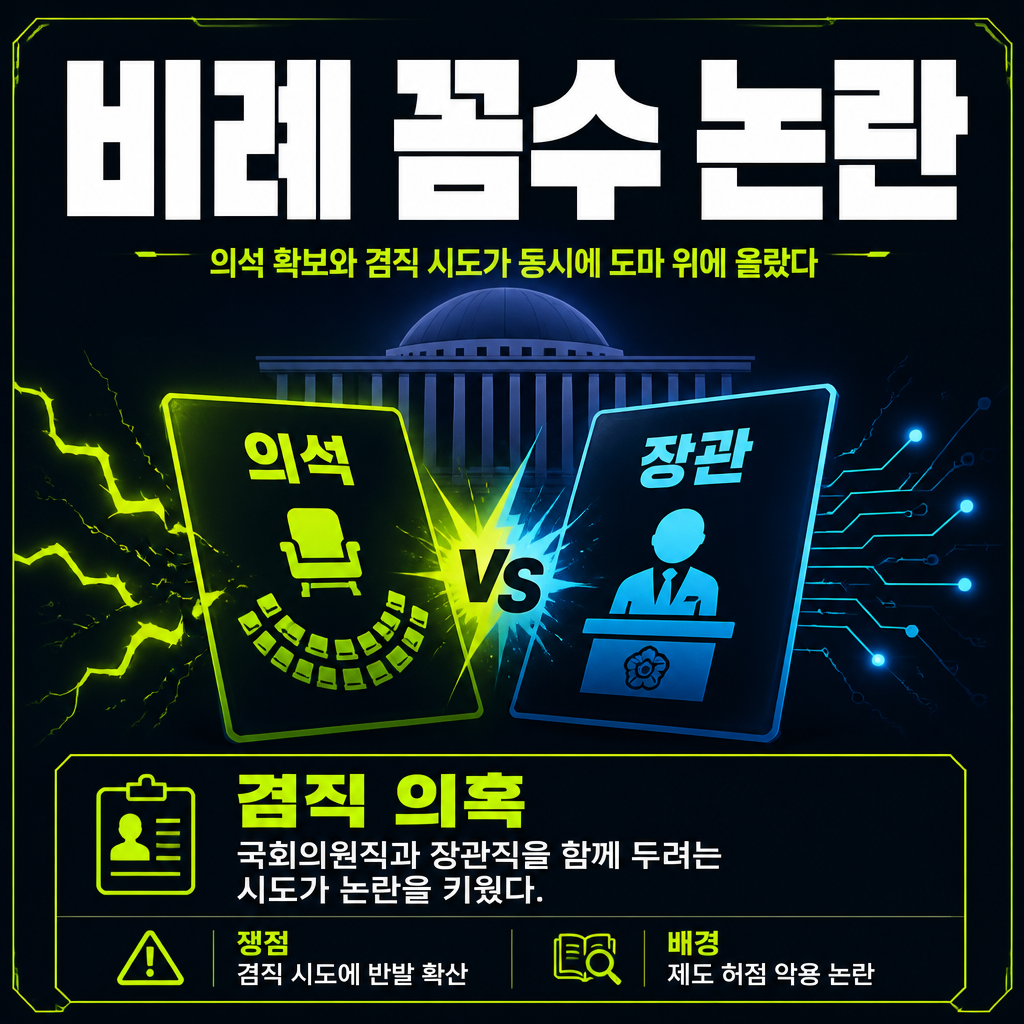 비례 꼼수 논란