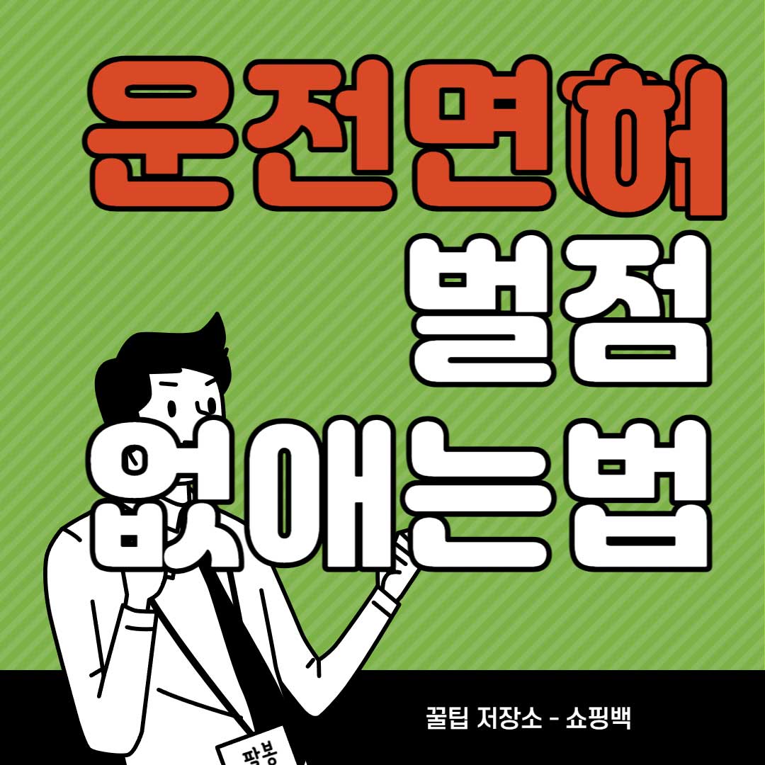 운전면허-벌점-없애거나-소멸시키는-방법-2가지