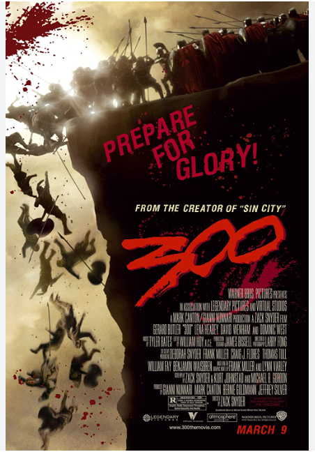 전설적인 테르모필레 전투에 대한 이야기 영화 300