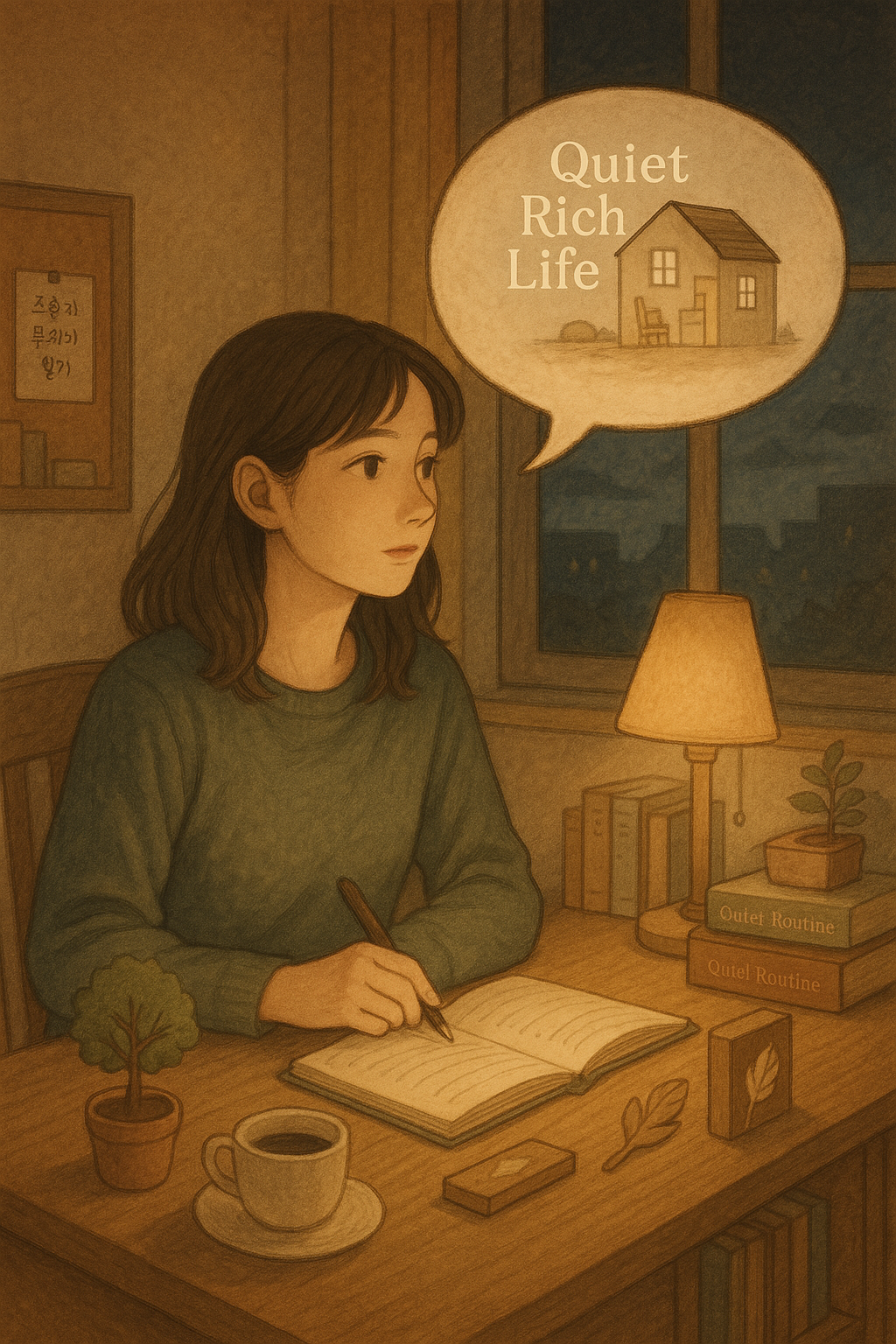 그리고 그날 밤, 나는 또다시 내 안의 공간을 바라보았다