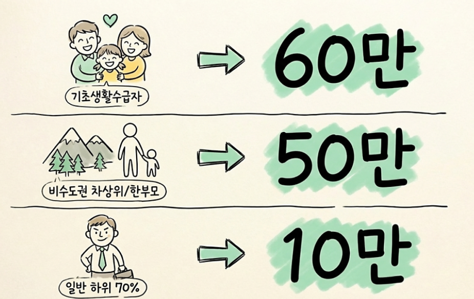 고유가지원금 지급대상