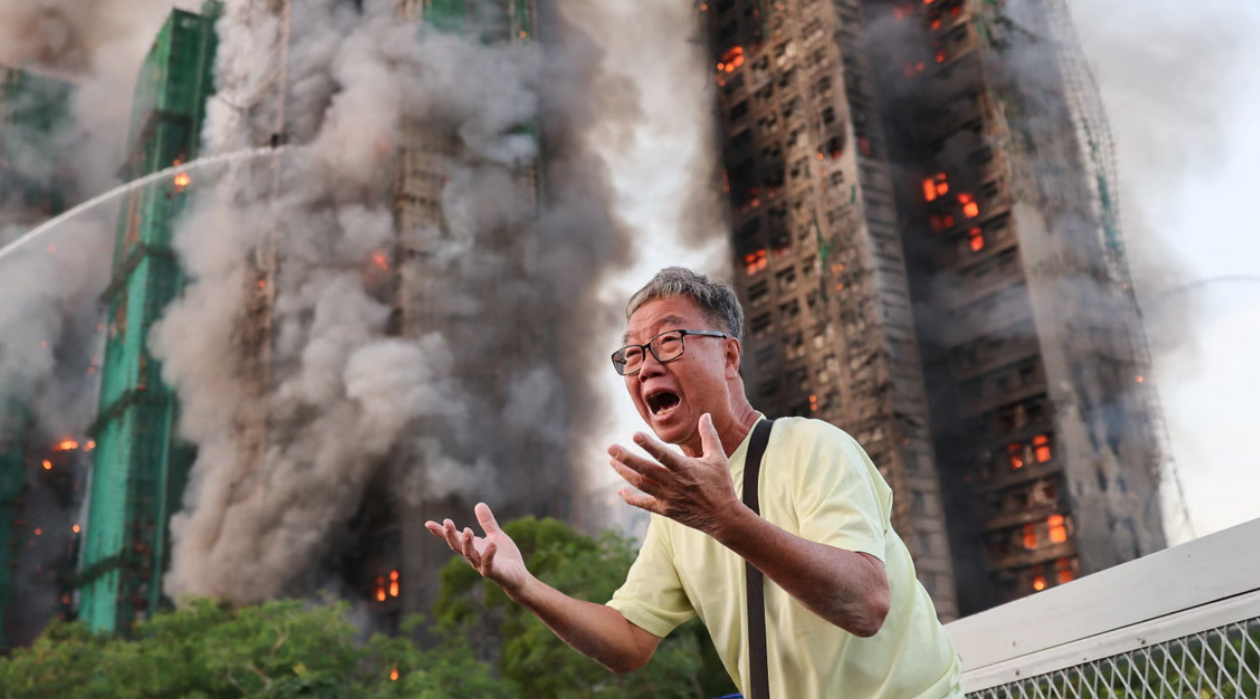 홍콩 아파트 화재 원인