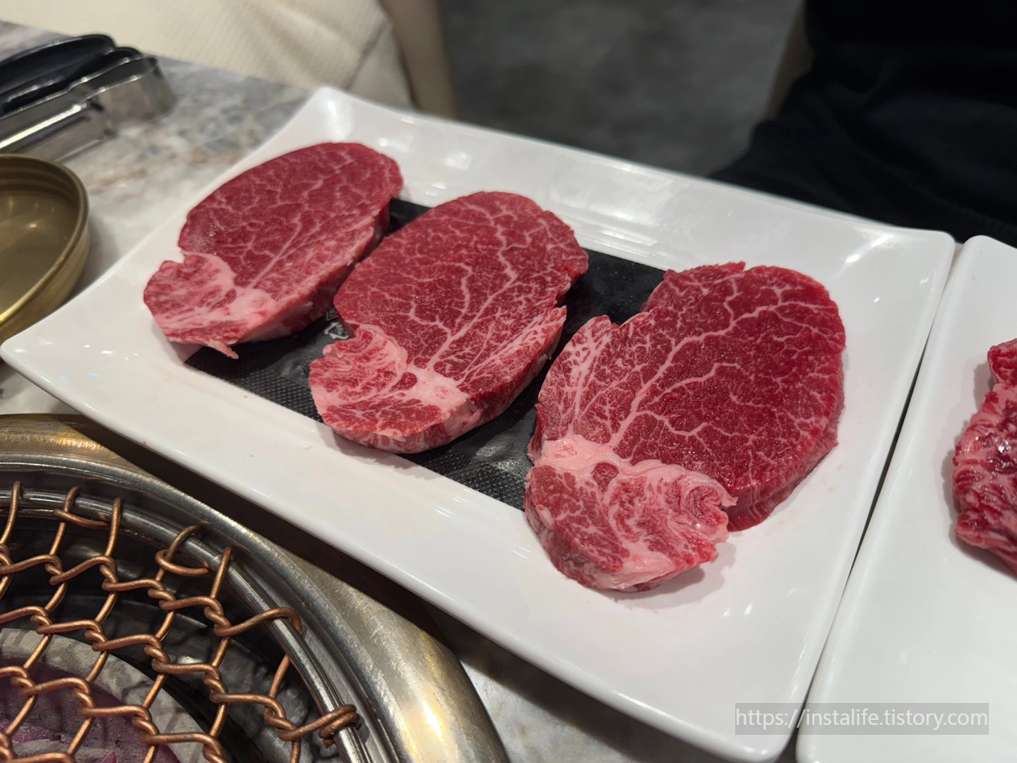 한우 안심(샤토브리앙)입니다.