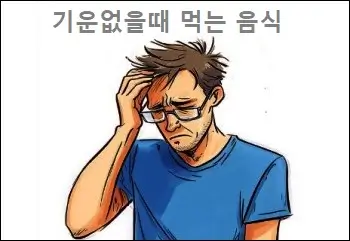 기운없을때 먹는 음식