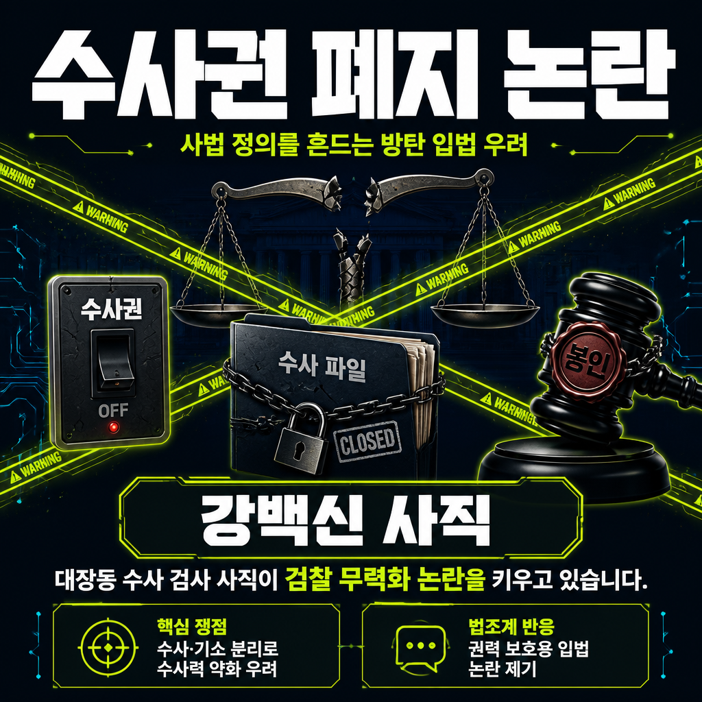 수사권 폐지 논란