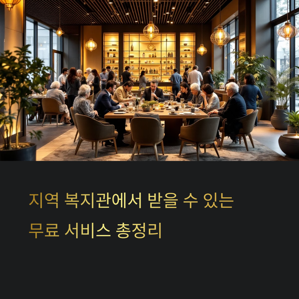 지역 복지관에서 받을 수 있는 무료서비스 총정리 썸네일