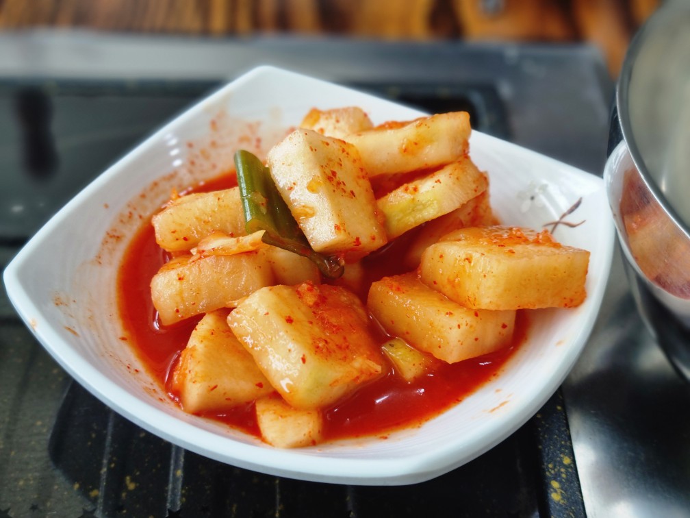 옥천 향수한우타운 깍두기
