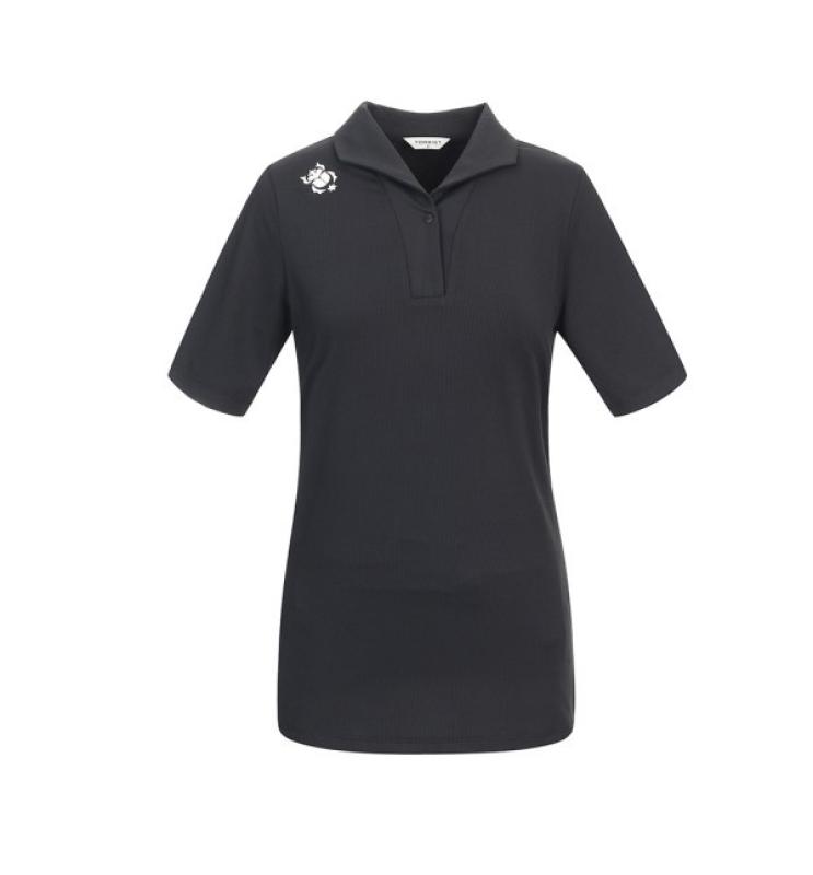 톨비스트 여성 골지 카라 반팔티셔츠 GABU3-WKE350