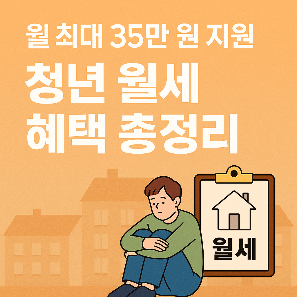 2025 청년 월세 지원 한눈에 보기|정부·지자체 혜택 총정리