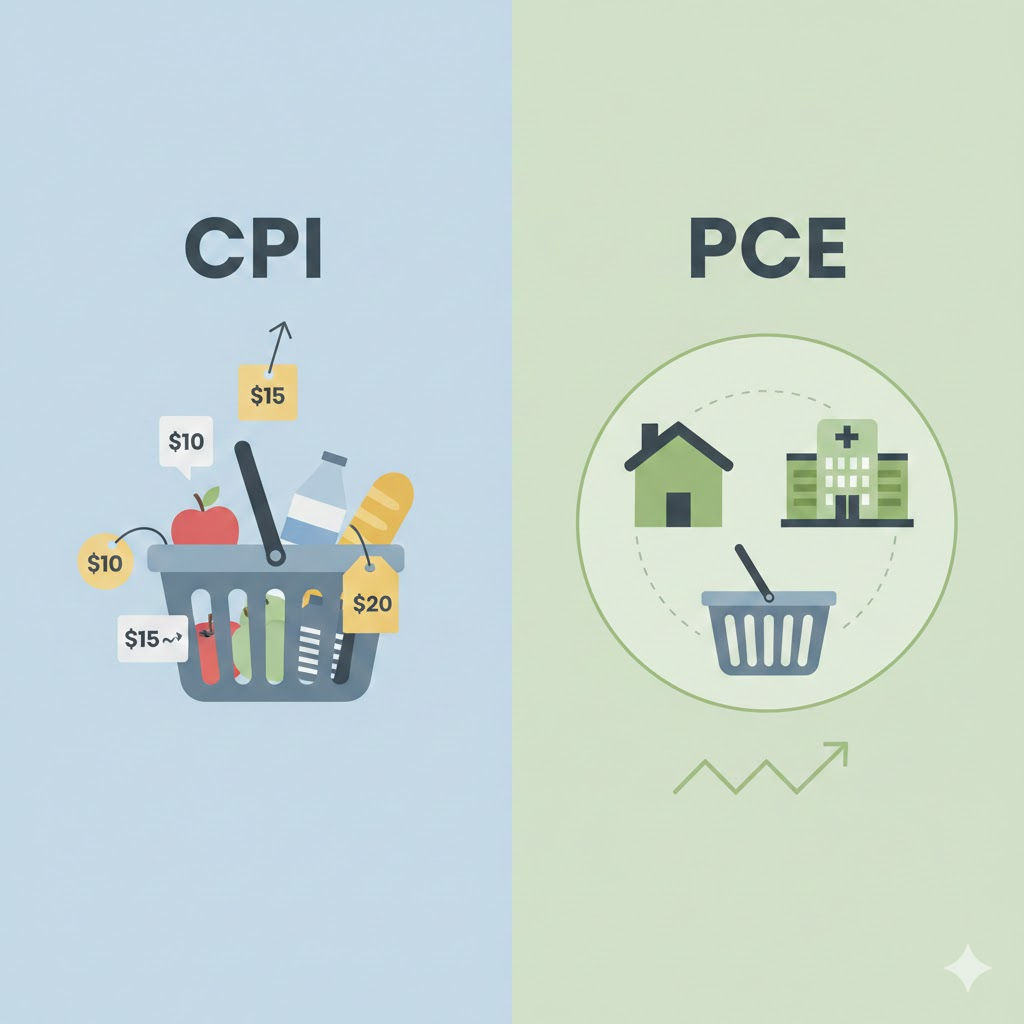 PCE vs CPI의 구조적 차이