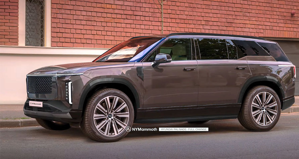 팰리세이드 풀체인지 예상도(출처:뉴욕맘모스)