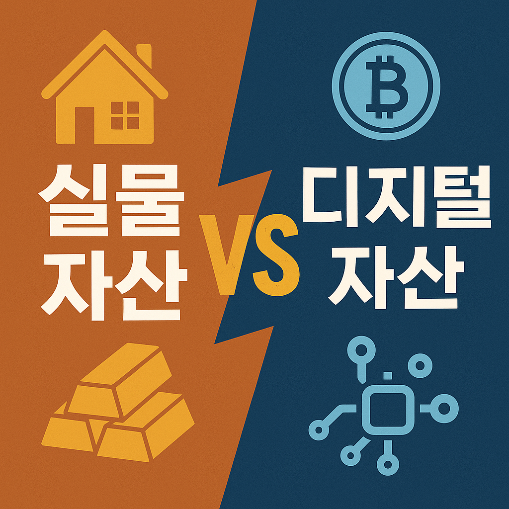 실물 자산 vs 디지털 자산