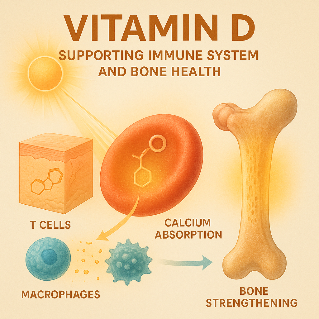 뼈의 강도와 면역 세포의 균형을 유지한다