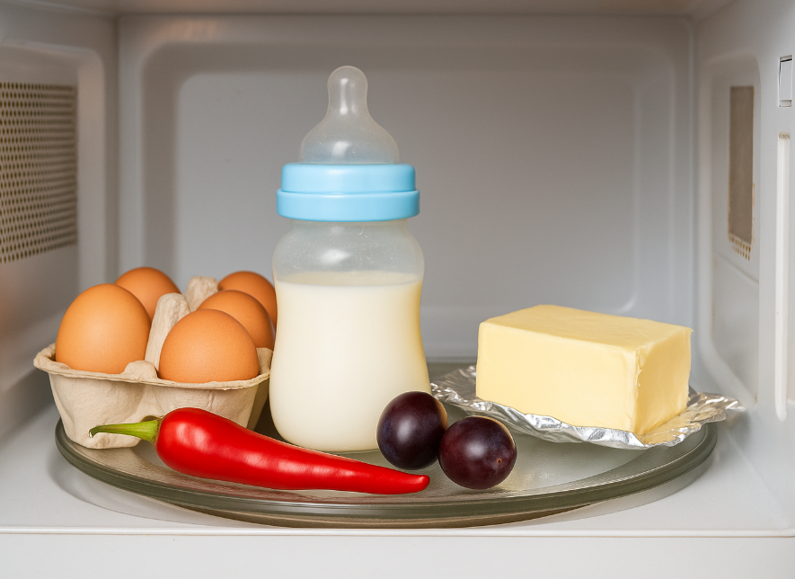 전자레인지에 돌리면 안 되는 음식들