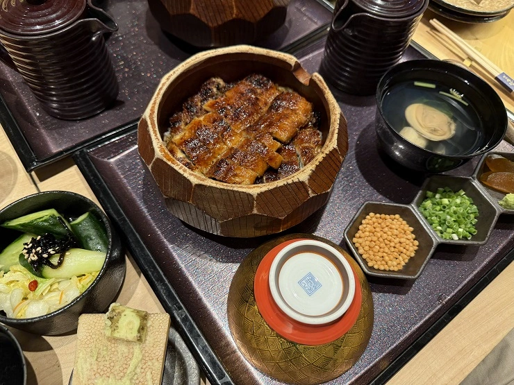 무나기 히츠마부시 장어 1마리 메뉴 구성