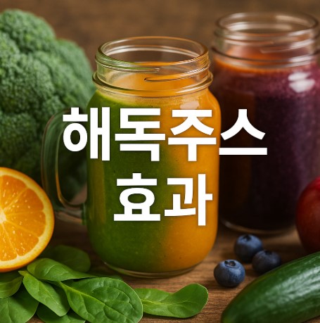 해독주스 효과 검증 (원리, 방법, 주의사항)