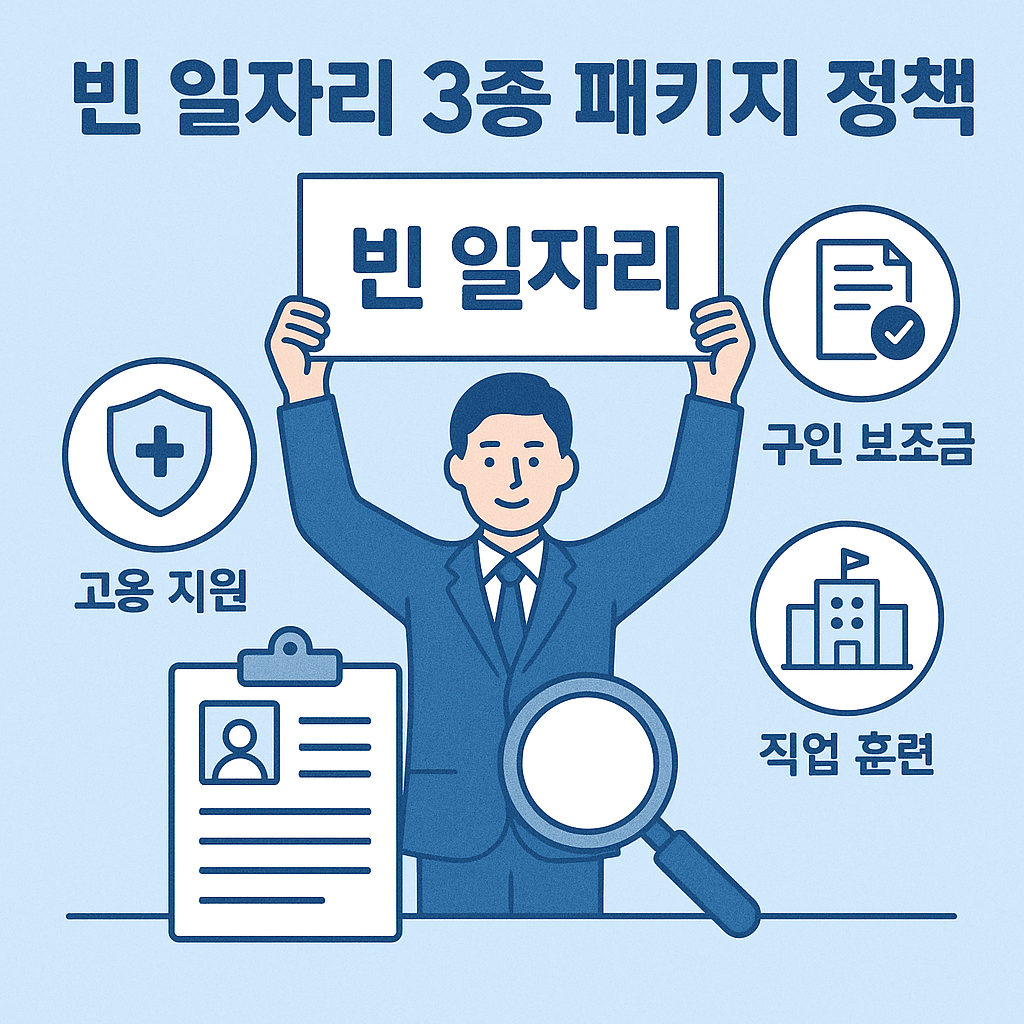 빈 일자리 채움 3종 패키지 정책 완전 정리 ❘ 청년 취업 지원