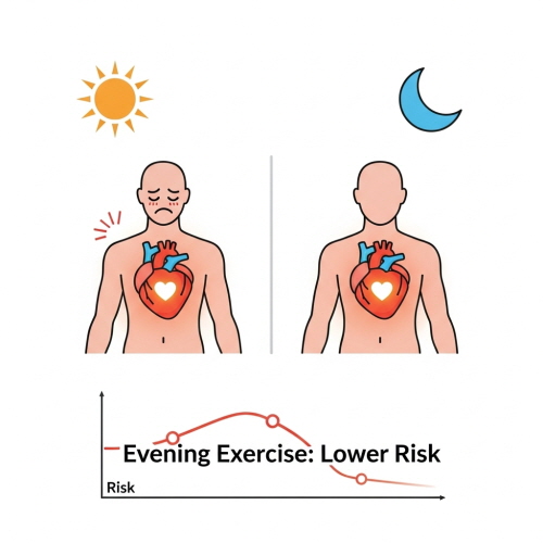 저녁 운동이 심장 건강에 가장 좋은 이유