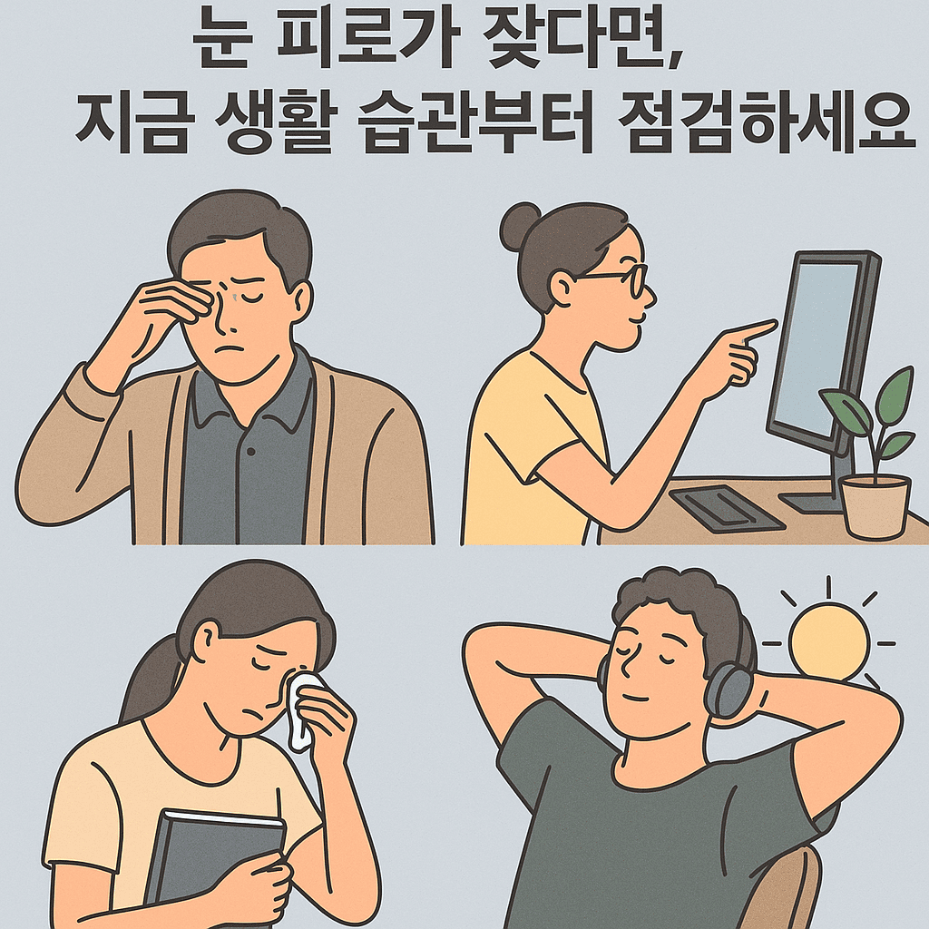 눈 좋아지는 생활 습관