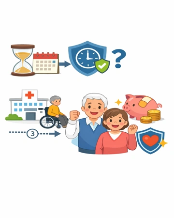 치매보험 면책기간과 감액기간 구조 설명16