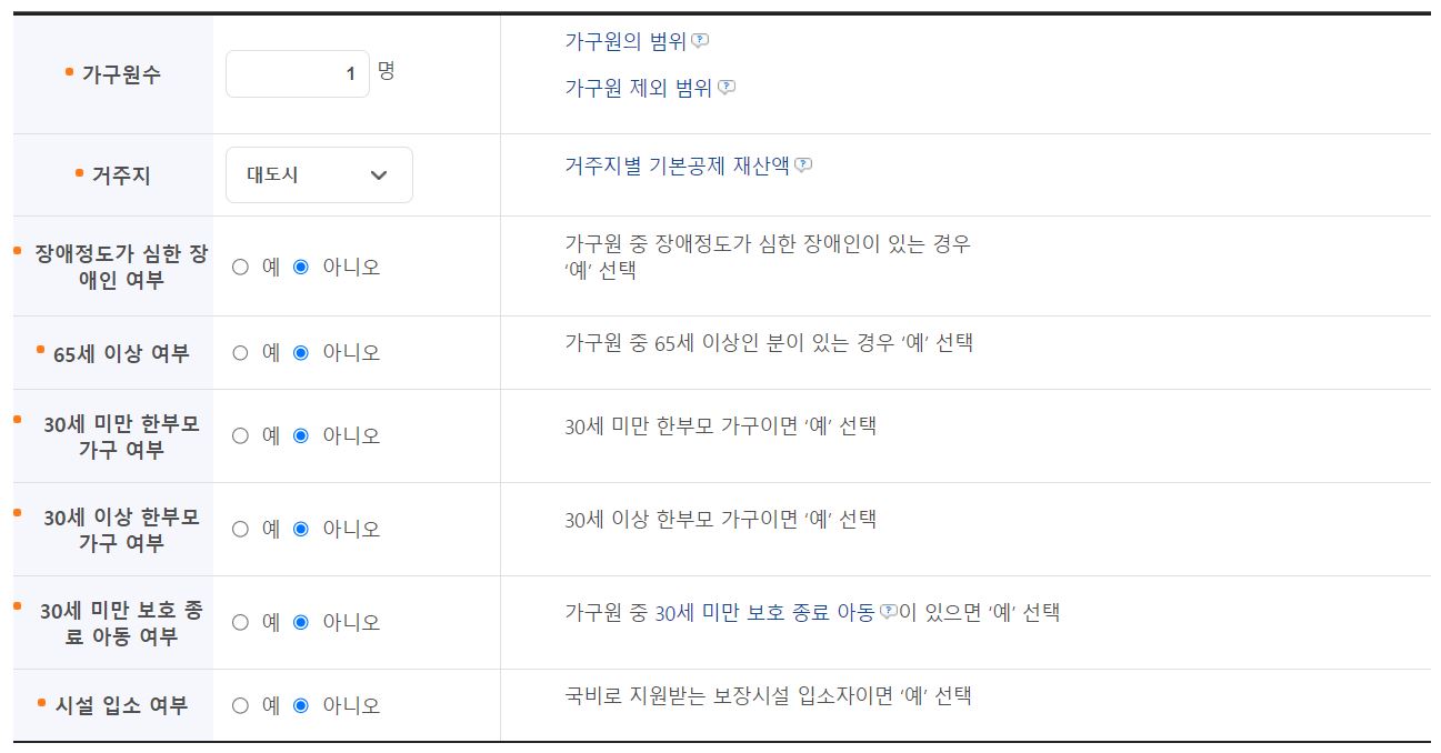 차상위계층 조건