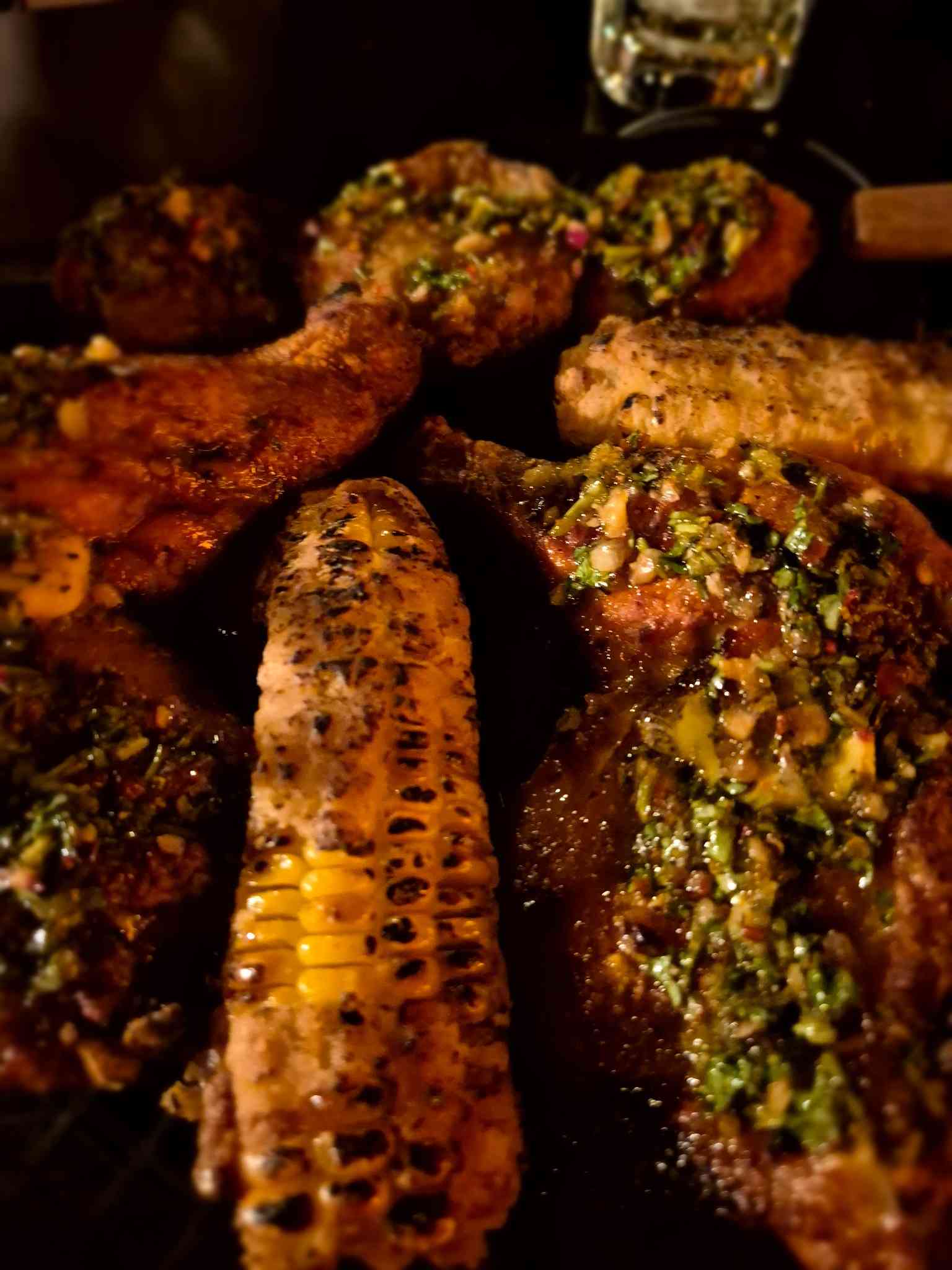 주문한 메뉴 지미추리 바베큐