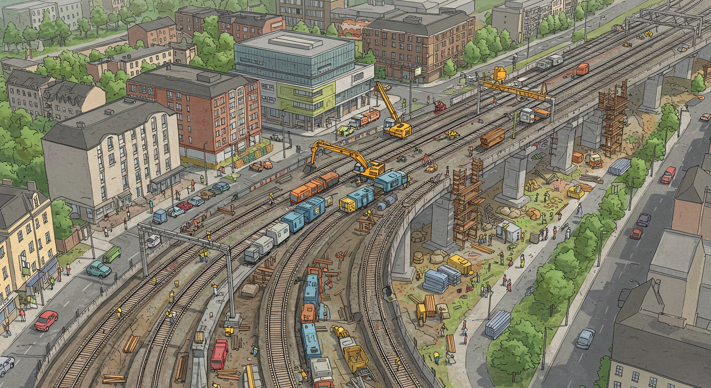 철도 인프라의 구축과 도시공간의 변화(인프라, 개발, 철도망)