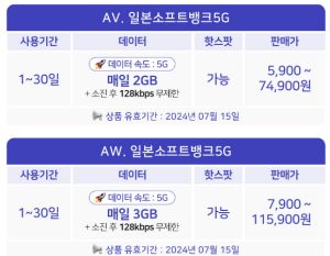 일본-소프트뱅크-유심-데이터-구매하기