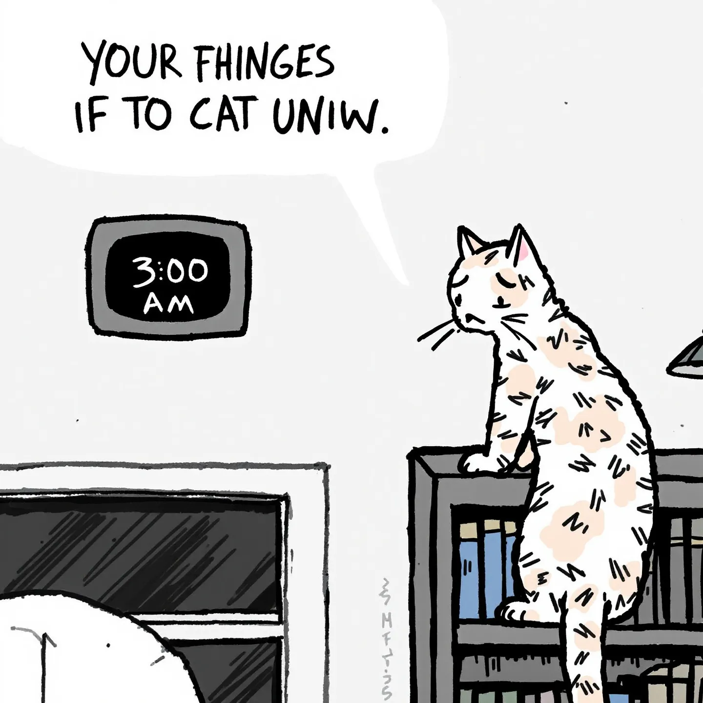 고양이의 본능과 야행성 습성