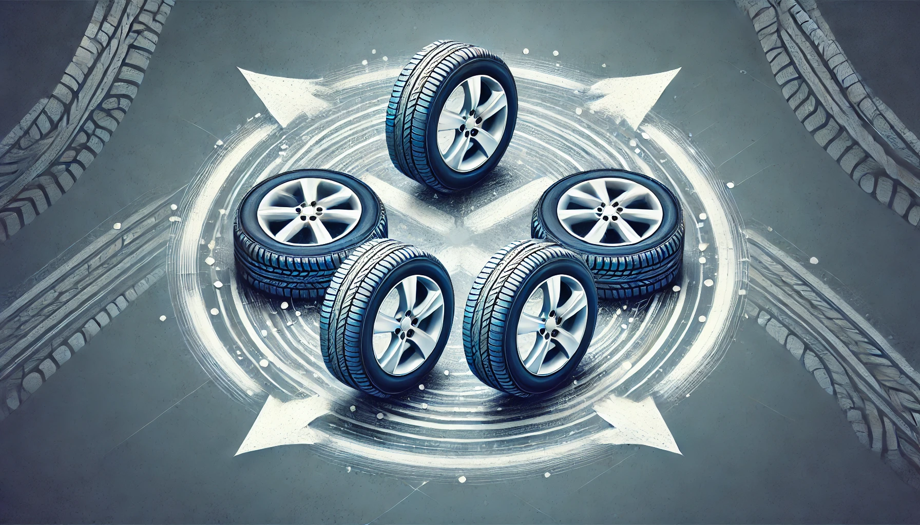 자동차 타이어 위치 교환 방법