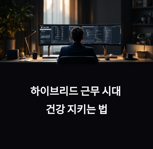 하이브리드 워커를 위한 맞춤 다이어트 전략에 대한 이미지