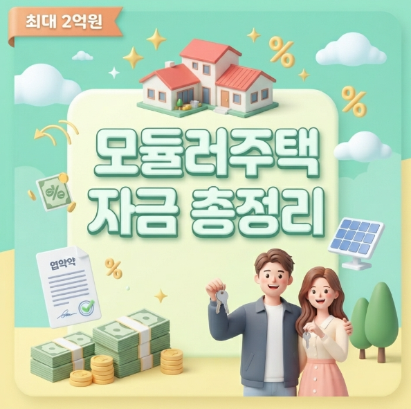 모듈러주택 자금 총정리