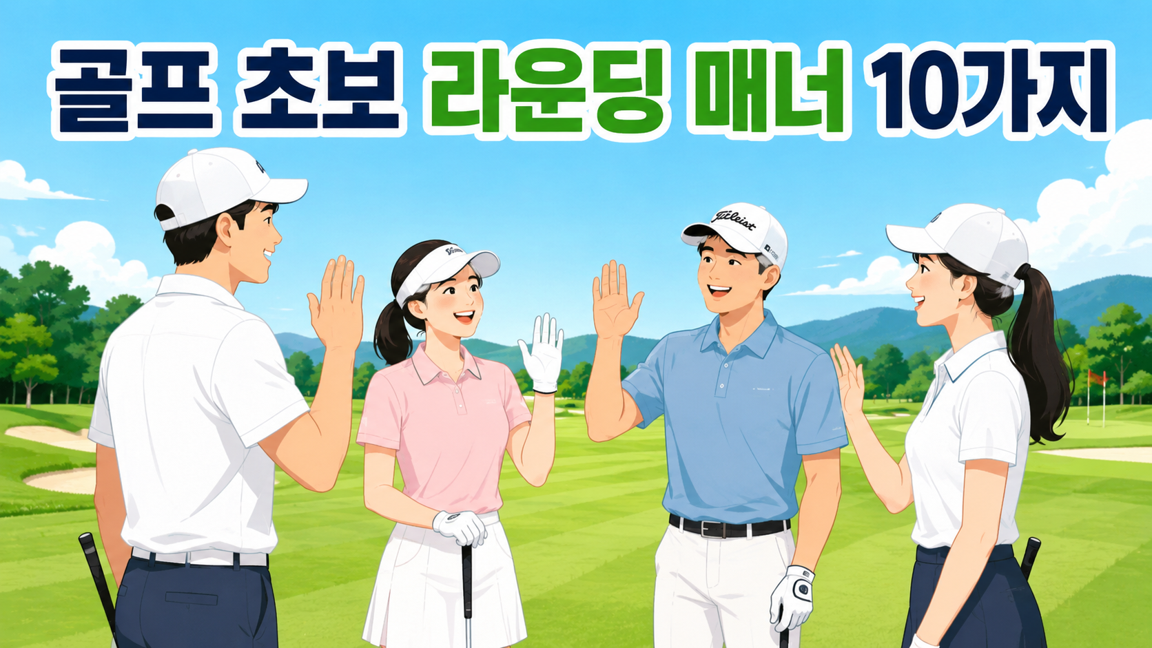 첫 골프 라운딩 앞두고 매너 때문에 걱정되시나요? 티잉 그라운드부터 그린, 진행 속도까지 골프 초보가 꼭 알아야 할 라운딩 매너 10가지를 골프장 운영자 관점에서 정리했습니다.