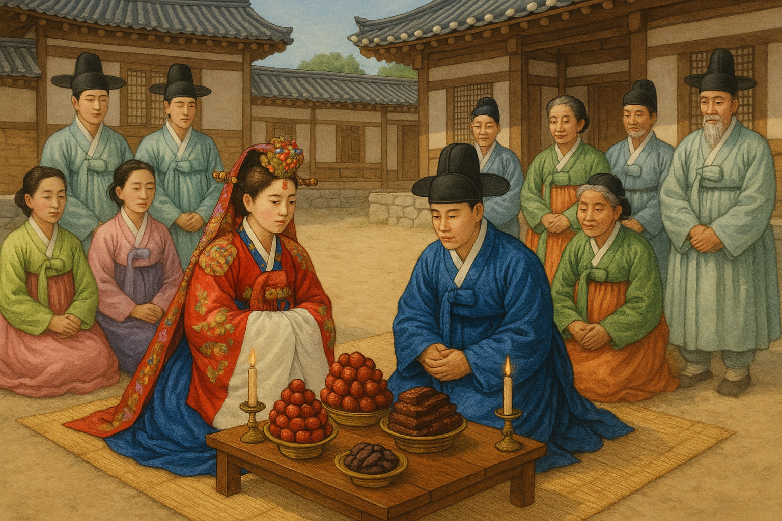 한국전통혼례식