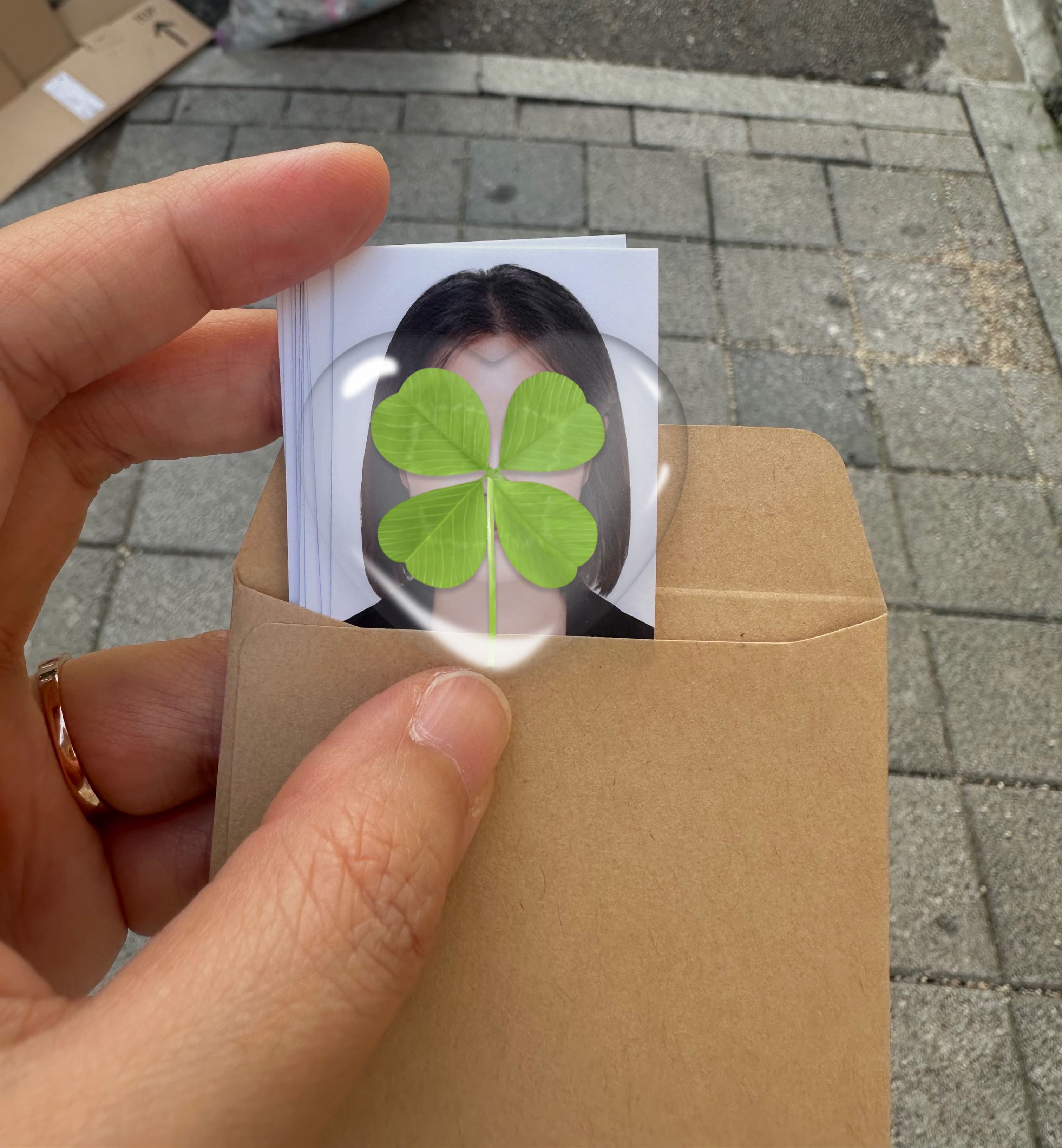 비비드로우에서 당일 수령한 여권용 인화사진